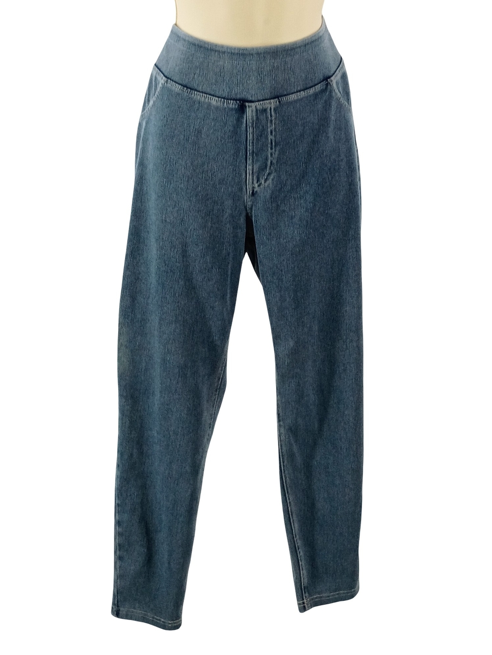 HALARA Women's Blue Flex Denim Jeggings Size Large